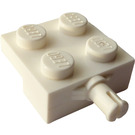 LEGO Weiß Platte 2 x 2 mit Rad Halter (4488 / 10313)