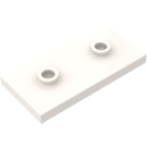 LEGO Blanc assiette 2 x 4 avec 2 Tenons (65509)