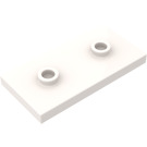 LEGO Weiß Platte 2 x 4 mit 2 Bolzen (65509)