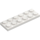 LEGO Wit Plaat 2 x 6 (3795)