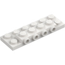 LEGO White Plate 2 x 6 x 0.7 with 4 Studs on Side (72132 / 87609)