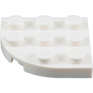 LEGO White Plate 3 x 3 Round Corner (30357)