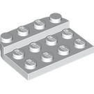 LEGO White Plate 3 x 4 x 0.7 Rounded (3263)