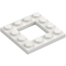 LEGO Blanc assiette 4 x 4 avec 2 x 2 Open Centre (64799)