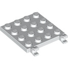 LEGO White Plate 4 x 4 with Clips (No Gap in Clips) (11399)