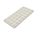 LEGO White Plate 4 x 8 with Waffle Underside