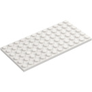 LEGO Hvit Plate 6 x 12 (3028)