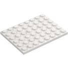 LEGO Vit Platta 6 x 8 (3036)