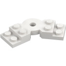 LEGO White Plate Rotated 45° (79846)