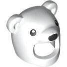 LEGO Weiß Polar Bear Costume Kopfbedeckung (104485)