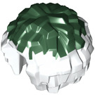 LEGO White Pom Pom with Green (22510 / 87997)