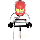 LEGO Bianco Porsche Autista Minifigure