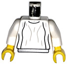 LEGO Weiß Prinzessin Leia Torso (973)