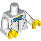 LEGO Weiß Professor Frink Minifig Torso (973 / 88585)