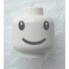 LEGO White Quicky the Nesquik Bunny Head (Safety Stud) (3626)