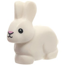 LEGO White Rabbit with Pink Nose and Black Round Eyes (33026 / 49584)