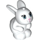 LEGO White Rabbit with Pink Nose and Blue Eyes (11821 / 98942)