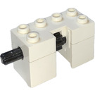 LEGO White Rack Winder Assembly