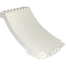 LEGO White Ramp Curved 8 x 12 x 6 (43085)