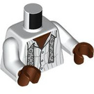 LEGO Wit Ray Arnold Minifig Torso (973 / 76382)