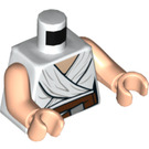 LEGO White Rey in White Robes Minifig Torso (973 / 76382)