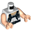 LEGO blanc Rhino Minifig Torse (973 / 76382)