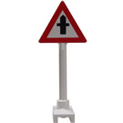 LEGO Road Sign Triangle with Road Crossing Sign (649)