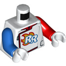LEGO Wit Raket Racer Minifig Torso (973 / 76382)
