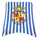 LEGO White Sail with Blue Stripes and Red and Yellow Shield and Crown (71307)