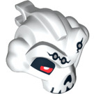 LEGO White Samukai Head with Upper Jaw (12256 / 93847)