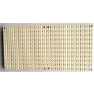 LEGO White Scala Baseplate 22 x 44 x 2 with Four Holes in Corners and Four in the Middle