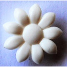 LEGO White Scala Flower with Nine Small Petals