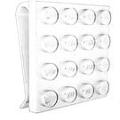 LEGO White Scala Plate 4 x 4 with Clip