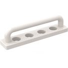LEGO White Scala Towel Bar 1 x 5 (6969)