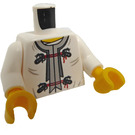 LEGO blanc Sensei Wu Torse (76382 / 88585)