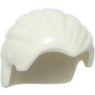 LEGO Weiß Kurz Combed Haar (92081)