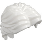 LEGO White Short Wavy Hair with Parting (26139)