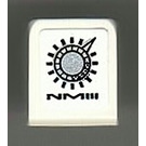 LEGO White Slope 1 x 1 (31°) with 'NMIII' & Dial Sticker (50746)