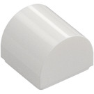 LEGO Blanco Con pendiente 1 x 1 Curvo (49307)