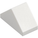 LEGO White Slope 1 x 2 (45°) Double with Inside Stud Holder (3044)