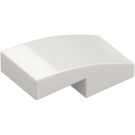 LEGO White Slope 1 x 2 Curved (3593 / 11477)