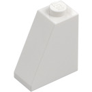 LEGO Blanco Con pendiente 1 x 2 x 2 (65°) (60481)