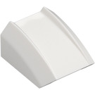 LEGO Blanco Con pendiente 1 x 2 x 2 Curvo (30602 / 47904)