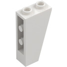 LEGO Wit Helling 1 x 2 x 3 (75°) Omgekeerd (2449)