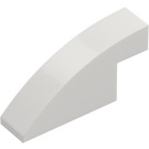 LEGO White Slope 1 x 4 x 1.3 Curved (3573)