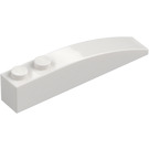 LEGO Bianco Pendenza 1 x 6 Curvo (41762 / 42022)