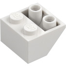 LEGO Wit Helling 2 x 2 (45°) Omgekeerd met platte afstandsring eronder (3660)