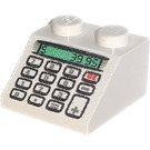 LEGO Biały Nachylenie 2 x 2 (45°) z Calculator I $39.95 (3039 / 6227)