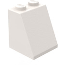 LEGO Weiß Steigung 2 x 2 x 2 (65°) ohne Unterrohr (3678)