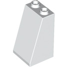 LEGO White Slope 2 x 2 x 3 (75°) Hollow Studs, Rough Surface (3684 / 30499)